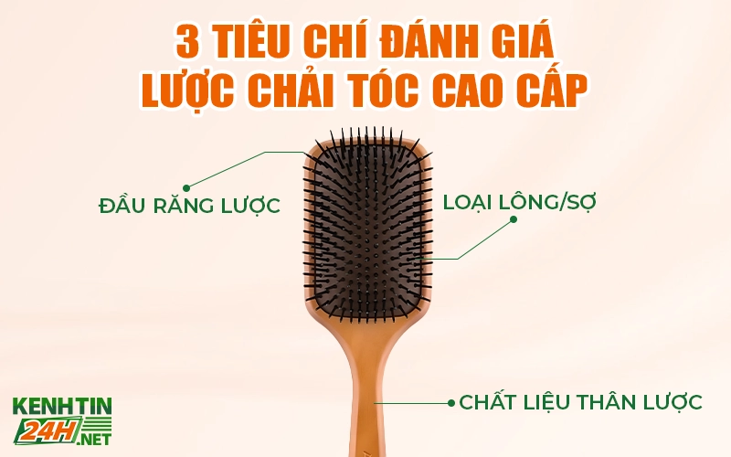Tiêu chí đánh giá lược chải tóc cao cấp