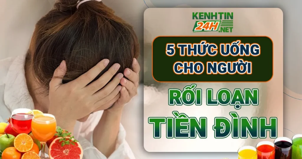 5 thức uống rối loạn tiền đình