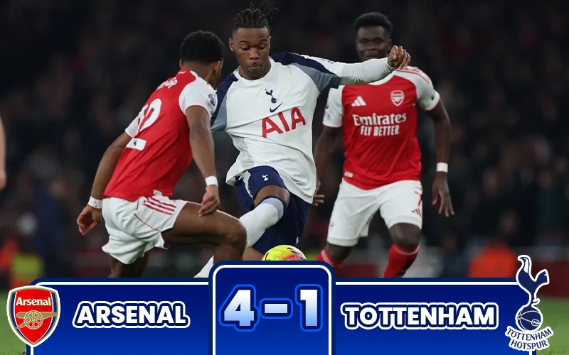 Arsenal 4 - 1 Tottenham