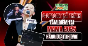 G-Dragon đại thắng tại MAMA 2025