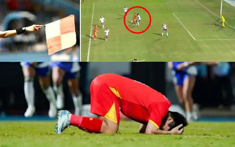 Lá cờ việt vị “nhảm nhí” của trọng tài biên