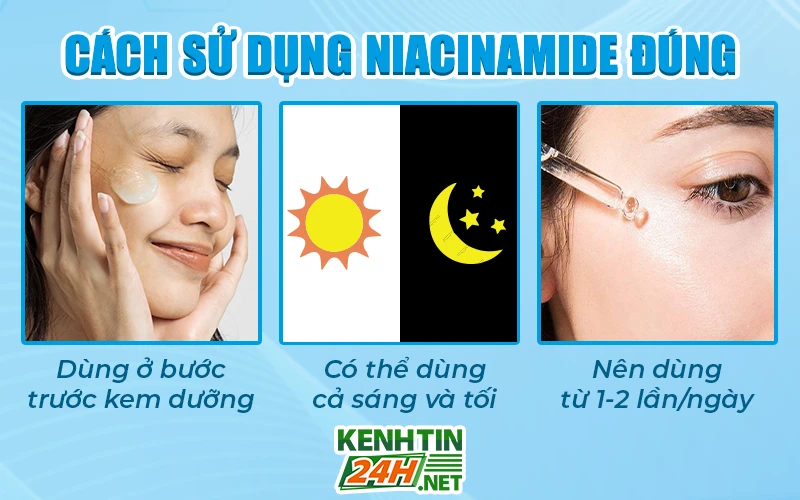 Cách sử dụng Niacinamide
