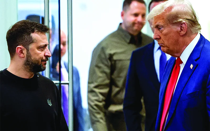 Cuộc gặp bất ngờ của tổng thống Zelensky và tổng thống Trump