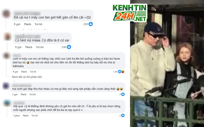 Dương Domic và Linh Ka lộ ảnh hẹn hò tại pháp
