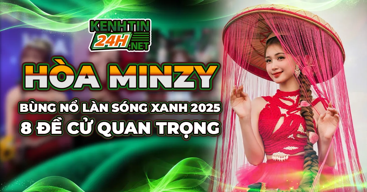 Hòa Minzy Bùng Nổ Làn Sóng Xanh 2025 Với 8 Đề Cử