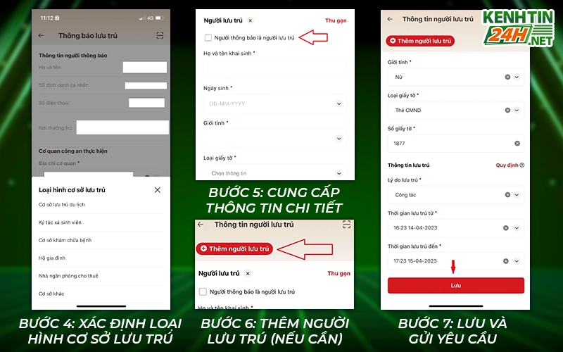 Hướng dẫn đăng ký cư trú trên Vneid