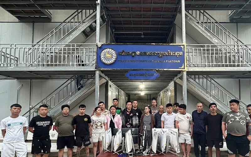 Khởi tố và bắt giữ nhóm lừa đảo ở Campuchia