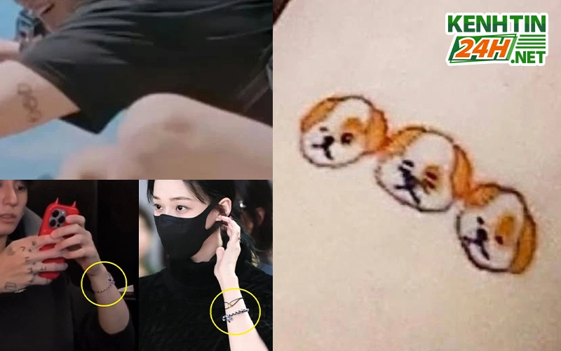 Hình xăm đôi của Jungkook và Winter 