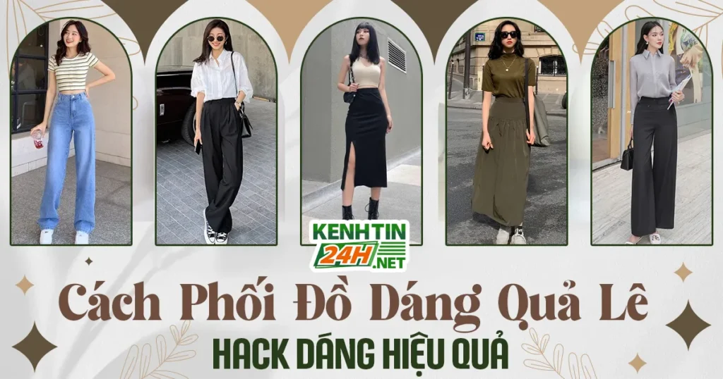 Phối đồ dáng quả lê