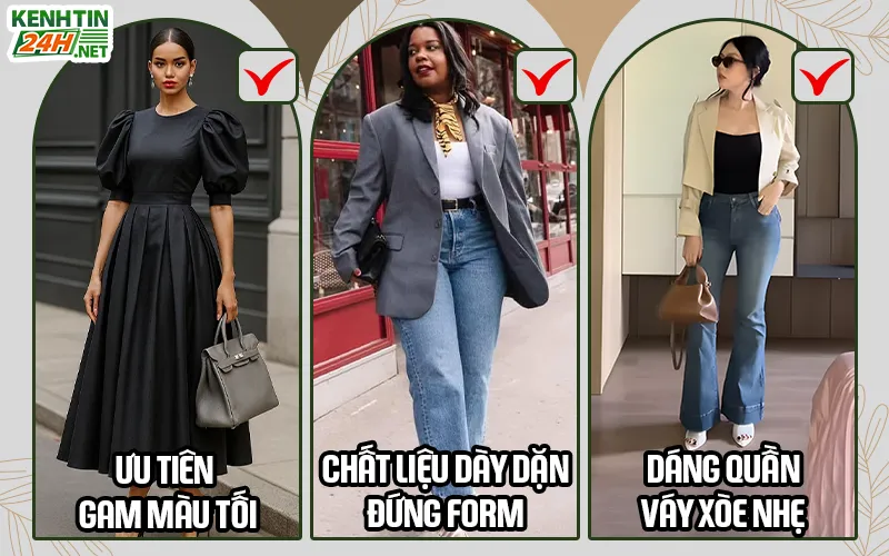 Sử dụng item giúp che khuyết điểm phần thân dưới