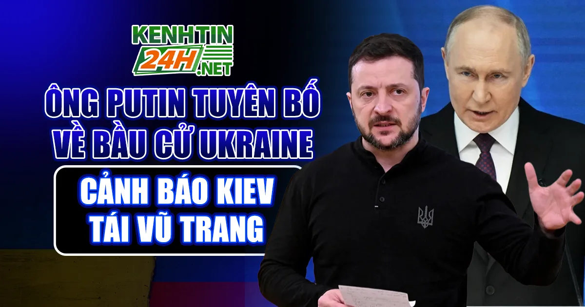 Tổng thống Putin tuyên bố về bầu cử Ukraine