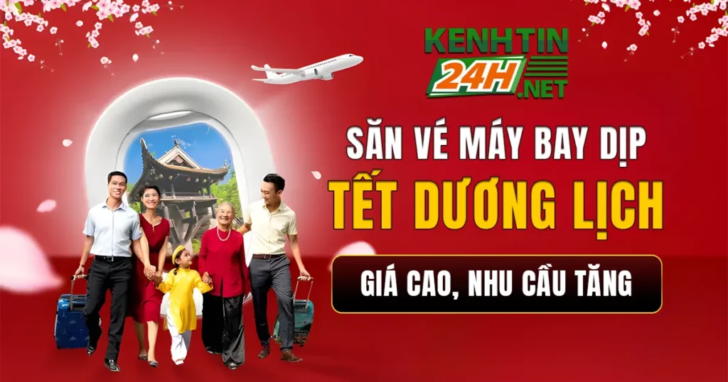 Săn Vé Máy Bay Dịp Tết Dương Lịch