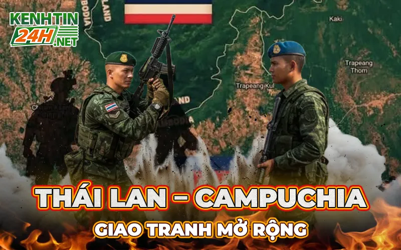 Thái Lan – Campuchia Giao Tranh Mở Rộng