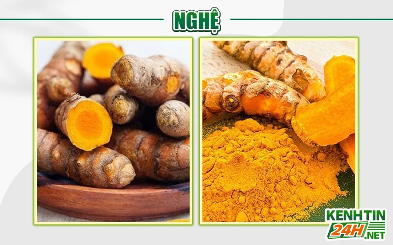 Thực phẩm tốt cho dạ dày - Củ nghệ