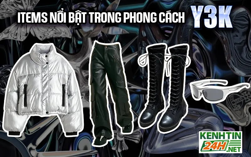 Items nổi bật trong phong cách Y3K