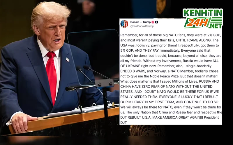 Donald Trump đóng góp cho NATO