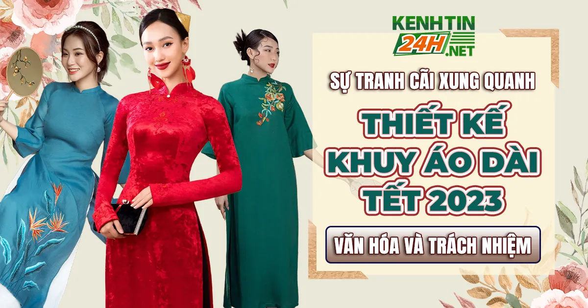 Thiết Kế Khuy Áo Dài Tết