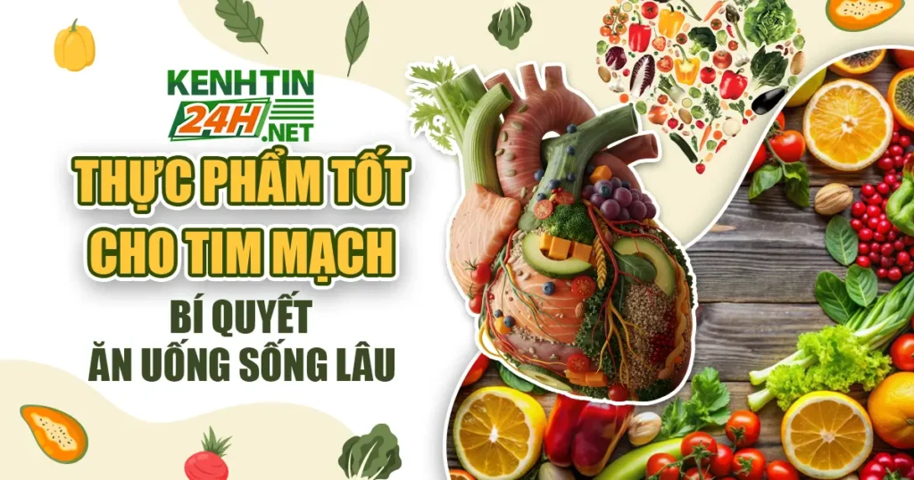 thuc pham tot cho tim mach