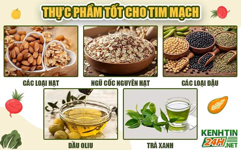 Thực phẩm tốt cho tim mạch