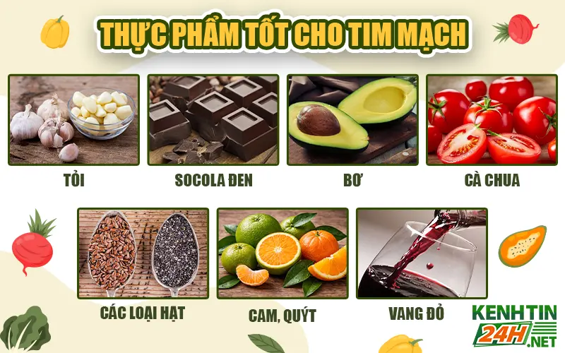 Thực phẩm tốt cho tim mạch