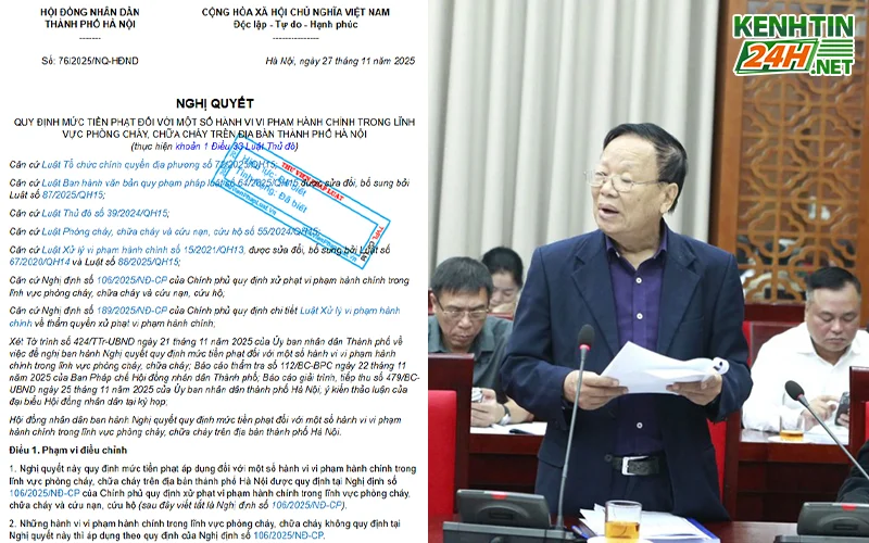 Tóm tắt nội dung nghị quyết Phòng Cháy Chữa Cháy