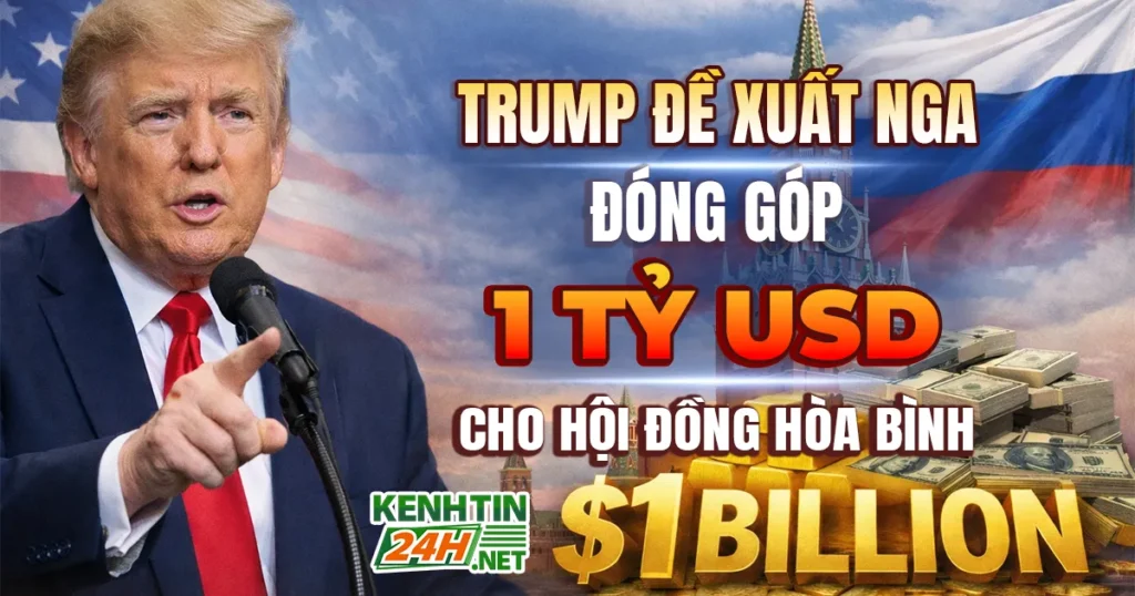 Trump Đề Xuất Nga Đóng Góp 1 Tỷ USD