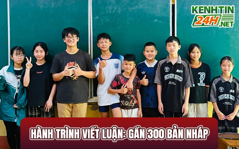 Hành trình viết luận: Gần 300 bản nháp