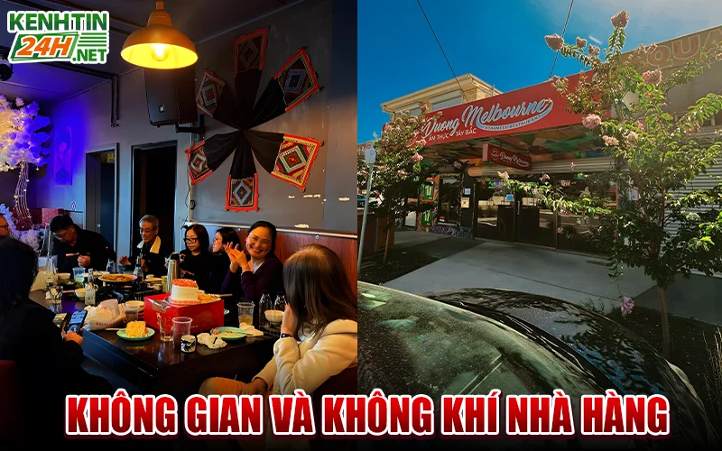 Không gian và không khí nhà hàng