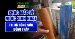nước sinh hoạt