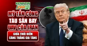 Mỹ Tấn Công Tàu Sân Bay UAV của Iran