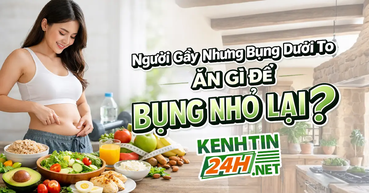 Người gầy nhưng bụng dưới to
