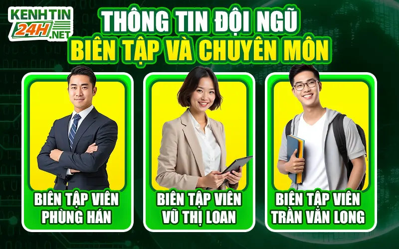 đội ngũ biên tập Kênh Tin 24H
