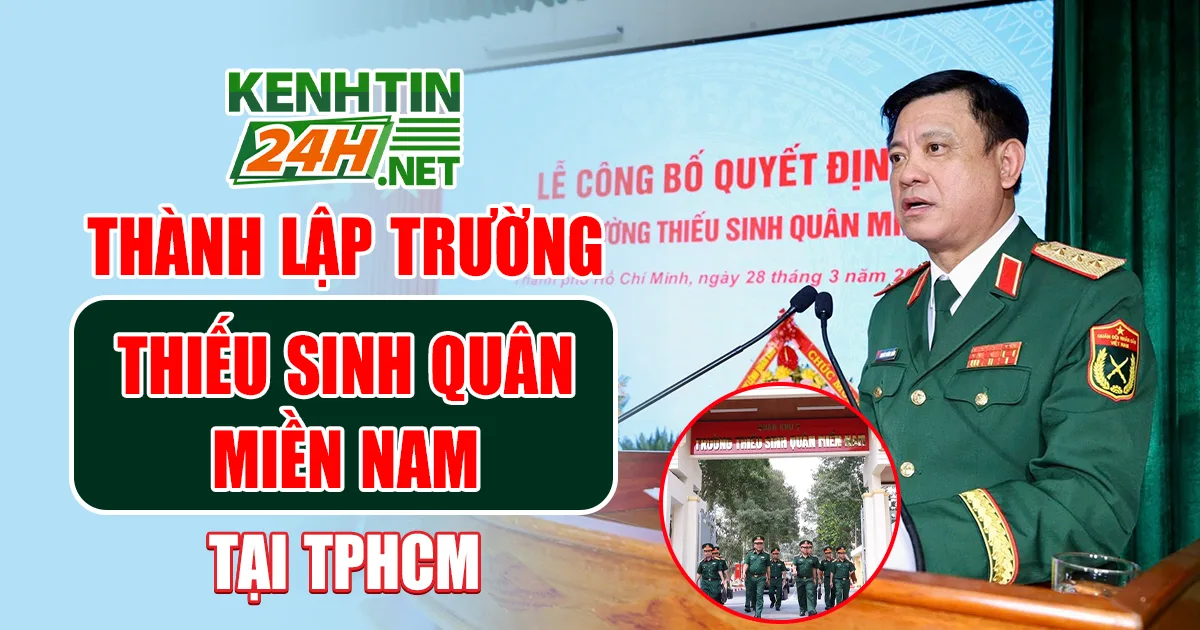 Thành lập Trường Thiếu sinh quân miền Nam tại TPHCM