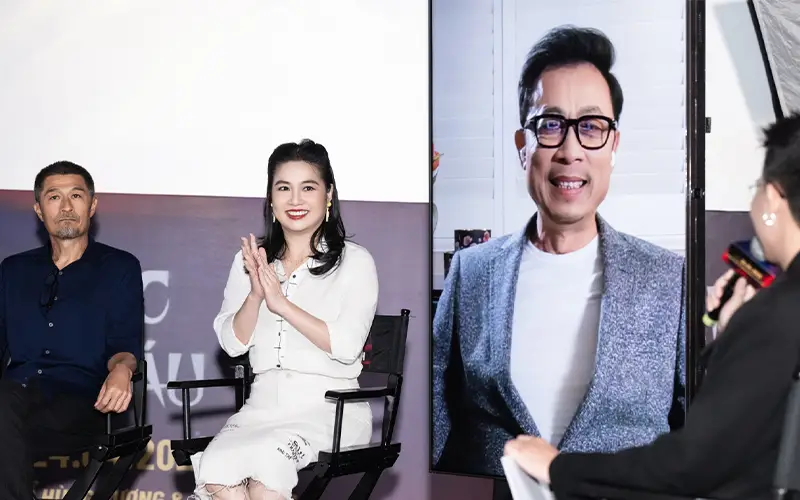 Vân Sơn xuất hiện qua video call từ Mỹ