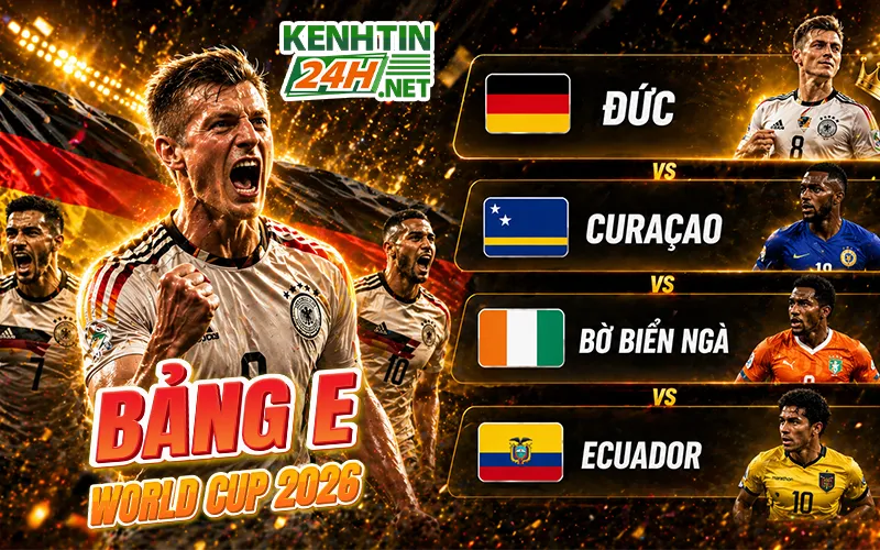 Bảng E – Đức và câu chuyện danh dự