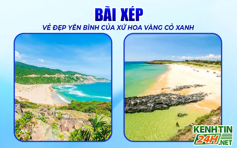 Bãi Xép - Vẻ đẹp yên bình của xứ hoa vàng cỏ xanh 