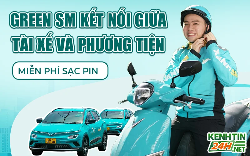 Green SM kết nối giữa tài xế và phương tiện