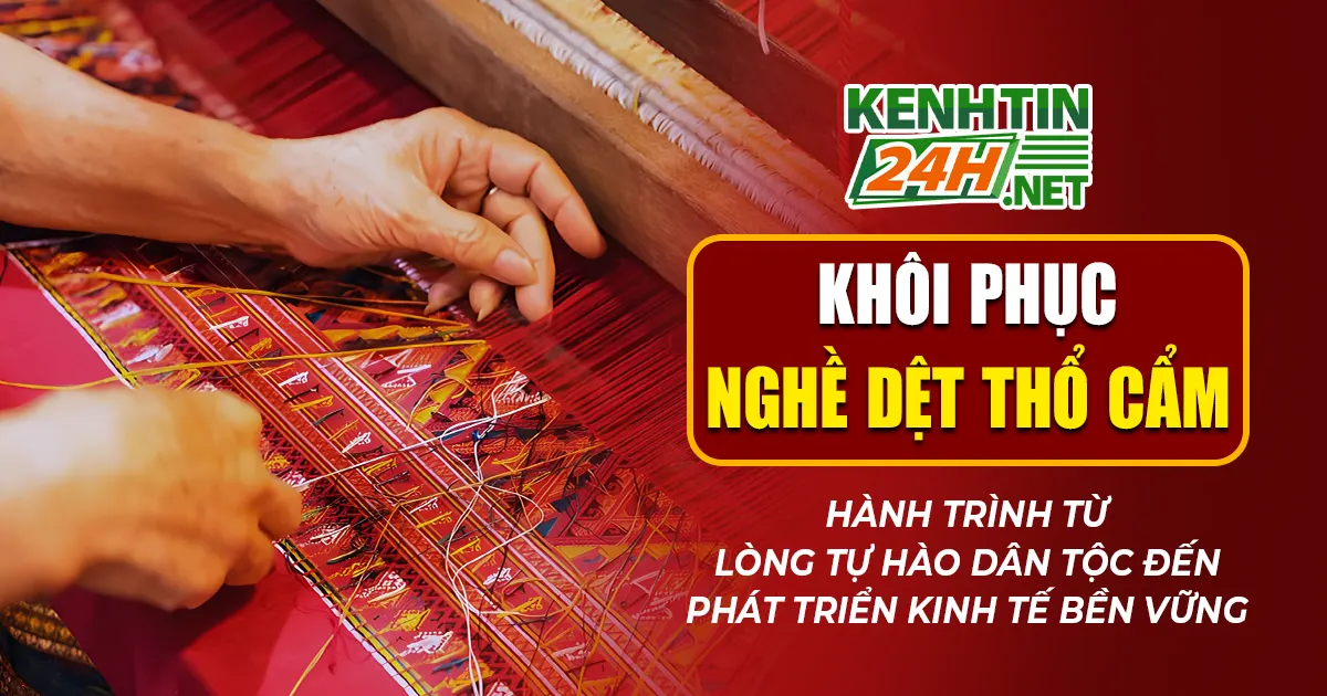 Khôi phục nghề dệt thổ cẩm