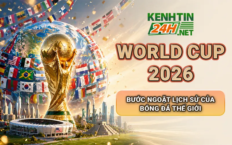 World Cup 2026 – Bước ngoặt lịch sử của bóng đá thế giới
