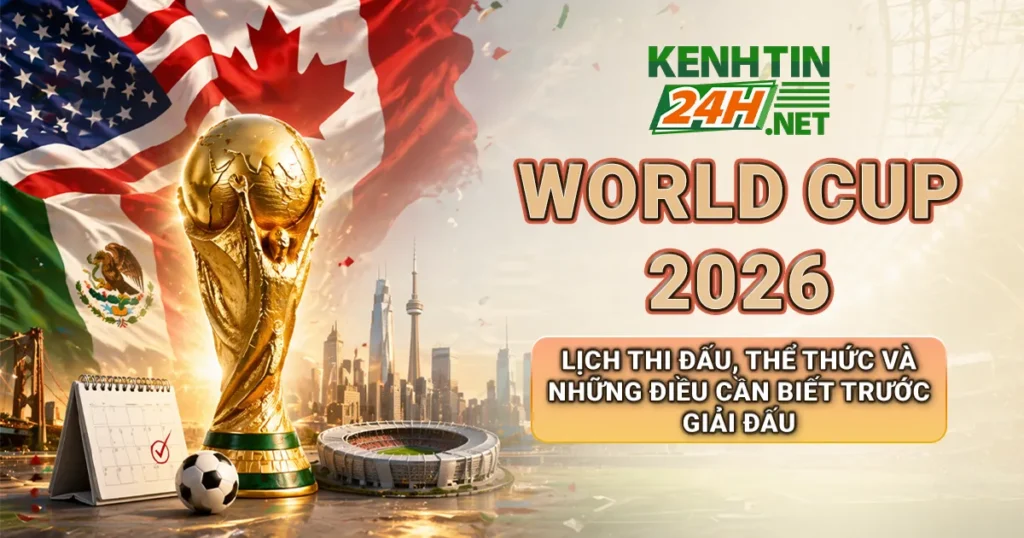 World Cup 2026 – Lịch thi đấu, thể thức và những điều cần biết trước giải đấu