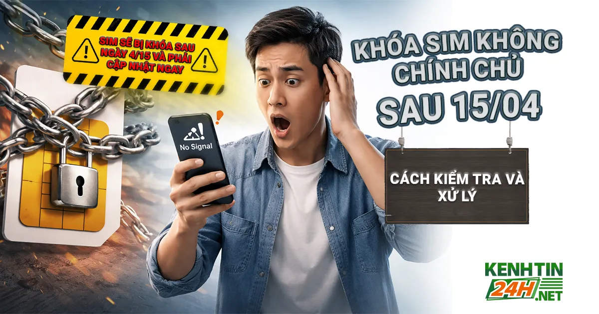 Xác minh sim chính chủ sau 15/04