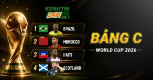 Bảng C World Cup 2026 – Đội nào sẽ tỏa sáng trên sân cỏ Bắc Mỹ?
