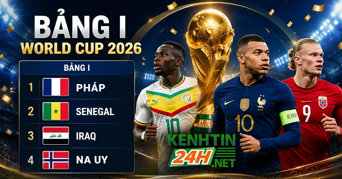 Bảng I World Cup 2026 – Bảng đấu đầy duyên nợ và bất ngờ