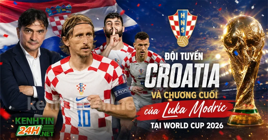 Đội tuyển Croatia và chương cuối của Luka Modric tại World Cup 2026