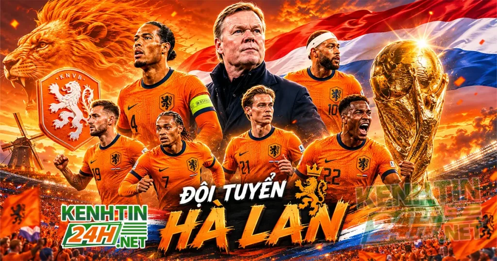 Đội tuyển Hà Lan – Lịch đấu, đội hình và tham vọng vô địch World Cup 2026