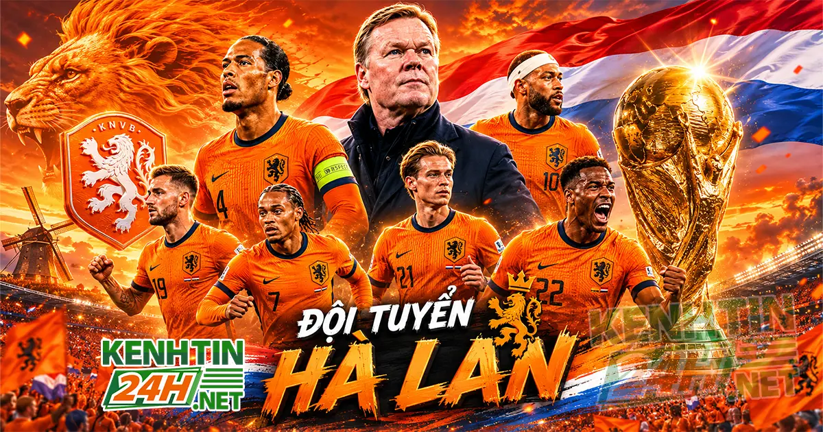 Đội tuyển Hà Lan – Lịch đấu, đội hình và tham vọng vô địch World Cup 2026