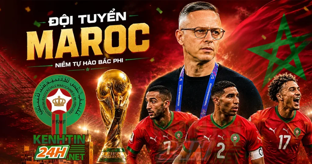 Đội tuyển Maroc – Lịch đấu, sức mạnh và tham vọng tại World Cup 2026
