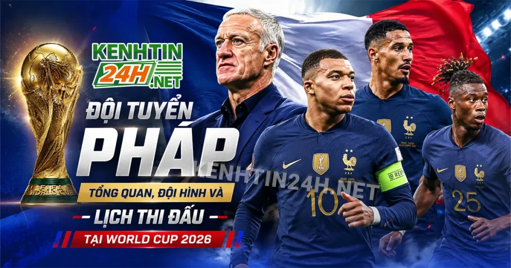 Đội tuyển Pháp – Tổng quan, đội hình và lịch thi đấu tại World Cup 2026
