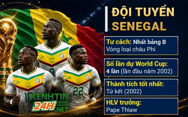 Đội tuyển Senegal và giấc mơ nối dài kỳ tích World Cup