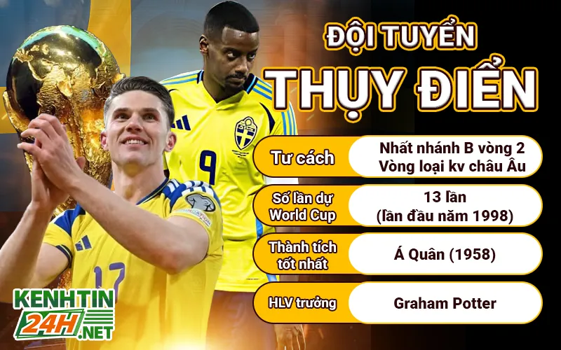 Đội tuyển Thụy Điển – Niềm tự hào của bóng đá Bắc Âu